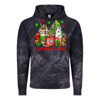 Cloud Black current mood christmas Vintage Hoodie - OliviaCreatesArt