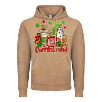 Vintage Coffee current mood christmas Vintage Hoodie - OliviaCreatesArt