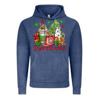 Vintage Denim current mood christmas Vintage Hoodie - OliviaCreatesArt