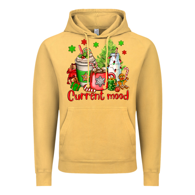 Current Mood Christmas Vintage Hoodie by OliviaCreatesArt | Teevron