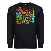 Black here for the snacks Premium Sweatshirt - AdoDesignShop