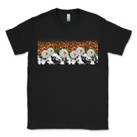 Black cowhide leopard daisies Classic Tee - TumblerDesignByShophia