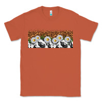 Copper cowhide leopard daisies Classic Tee - TumblerDesignByShophia