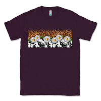 Plum cowhide leopard daisies Classic Tee - TumblerDesignByShophia