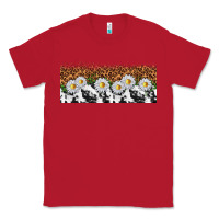 Red cowhide leopard daisies Classic Tee - TumblerDesignByShophia
