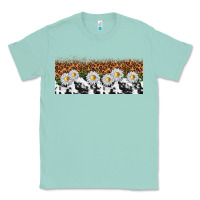 Seafoam cowhide leopard daisies Classic Tee - TumblerDesignByShophia