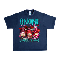 Navy gnome sweet gnomes olivia Urban Heavy Tee - OliviaCreatesArt