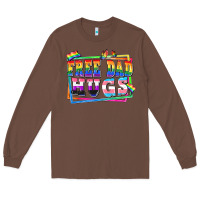 Chestnut Free dad hugs pride Long Sleeve Tee - FaDigitalArtStudio