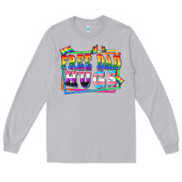 Moon Dust Free dad hugs pride Long Sleeve Tee - FaDigitalArtStudio