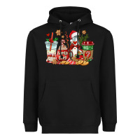 Black santa fuel coffee cups Heavyweight Hoodie - AdoDesignShop