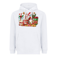 White santa fuel coffee cups Heavyweight Hoodie - AdoDesignShop