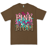 Cacao The pink is for my Mom Cancer Awareness Premium Tee - HowdyJamesFarm