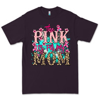 Plum The pink is for my Mom Cancer Awareness Premium Tee - HowdyJamesFarm