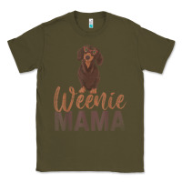 Army Green Dog Lover Women Gift Weenie Mama Pet Mom Wiener Dachshund Classic Tee - maiPhamDesign