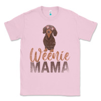 Bubblegum Pink Dog Lover Women Gift Weenie Mama Pet Mom Wiener Dachshund Classic Tee - maiPhamDesign
