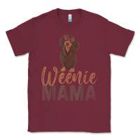 Burgundy Dog Lover Women Gift Weenie Mama Pet Mom Wiener Dachshund Classic Tee - maiPhamDesign