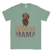 Sage Dog Lover Women Gift Weenie Mama Pet Mom Wiener Dachshund Classic Tee - maiPhamDesign