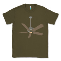 Army Green ceiling fan lazy diy halloween costume funny easy t shirt Classic Tee - maiPhamDesign