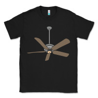 Black ceiling fan lazy diy halloween costume funny easy t shirt Classic Tee - maiPhamDesign