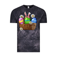 Cloud Black Easter eggs  Easter Day Vintage Tee - CowGirlArtShop