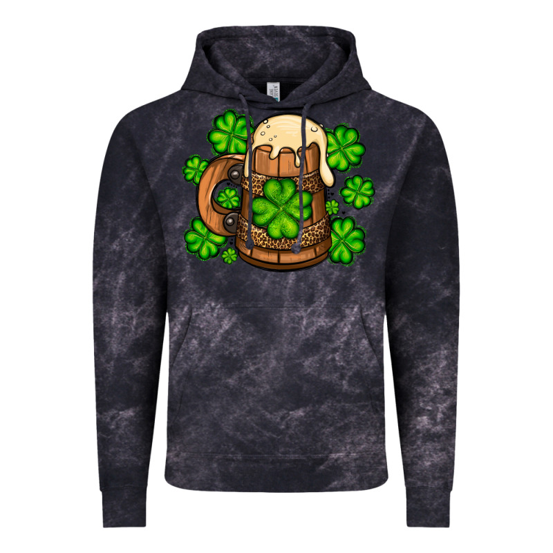 St. Patrick's Beer And Shamrock Vintage Hoodie by OliviaCreatesArt | Teevron