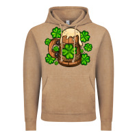 Vintage Coffee St. Patrick's Beer and shamrock Vintage Hoodie - OliviaCreatesArt