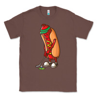 Chestnut Funny Golfing Hot Dog Golf Gifts Shirts for Men Boys Golfer Classic Tee - maiPhamDesign