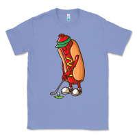 Colony Blue Funny Golfing Hot Dog Golf Gifts Shirts for Men Boys Golfer Classic Tee - maiPhamDesign