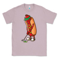 Lilac Funny Golfing Hot Dog Golf Gifts Shirts for Men Boys Golfer Classic Tee - maiPhamDesign