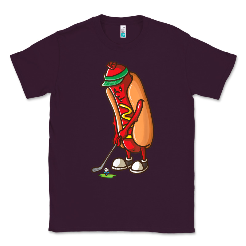 Funny Golfing Hot Dog Golf Gifts Shirts For Men Boys Golfer Classic Tee by maiPhamDesign | Teevron