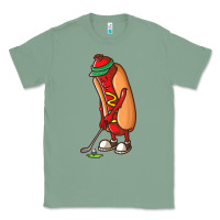 Sage Funny Golfing Hot Dog Golf Gifts Shirts for Men Boys Golfer Classic Tee - maiPhamDesign