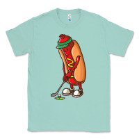 Seafoam Funny Golfing Hot Dog Golf Gifts Shirts for Men Boys Golfer Classic Tee - maiPhamDesign