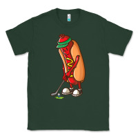 Sports Green Funny Golfing Hot Dog Golf Gifts Shirts for Men Boys Golfer Classic Tee - maiPhamDesign