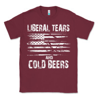 Burgundy liberal tears and cold beers   funny political t shirt Classic Tee - maiPhamDesign