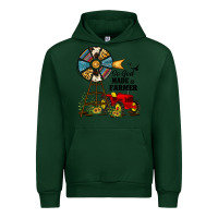 Forest Green so god made a farmer Urban Hoodie - JahusDesignShop