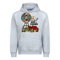 Heather Grey so god made a farmer Urban Hoodie - JahusDesignShop