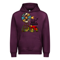 Mauve Wine so god made a farmer Urban Hoodie - JahusDesignShop