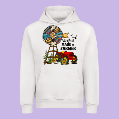 So God Made A Farmer Urban Hoodie Designed By Jahusdesignshop