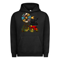 Pigment Black so god made a farmer Urban Hoodie - JahusDesignShop