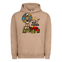 Pigment Burro so god made a farmer Urban Hoodie - JahusDesignShop