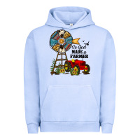 Pigment Grape Ice so god made a farmer Urban Hoodie - JahusDesignShop