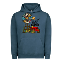 Pigment Midnight Navy so god made a farmer Urban Hoodie - JahusDesignShop