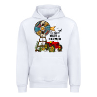 White so god made a farmer Urban Hoodie - JahusDesignShop