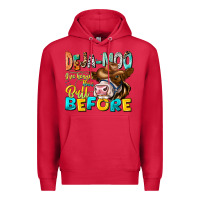 Cardinal Deja Moo I've Heard Tih Bull Before Premium Hoodie - CowhideDigitalArt