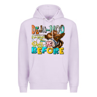 Lilac Deja Moo I've Heard Tih Bull Before Premium Hoodie - CowhideDigitalArt