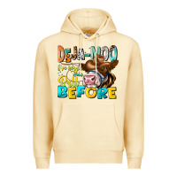 Pina Colada Deja Moo I've Heard Tih Bull Before Premium Hoodie - CowhideDigitalArt