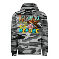 Slate Camo Deja Moo I've Heard Tih Bull Before Premium Hoodie - CowhideDigitalArt