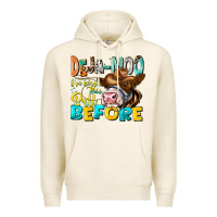 Tofu Deja Moo I've Heard Tih Bull Before Premium Hoodie - CowhideDigitalArt
