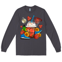 Smoke Basketball Frappe Coffee Long Sleeve Tee - FaDigitalArtStudio