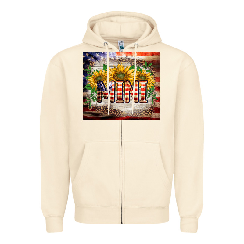 Patriotic Mini  Tumbler Zipper Hoodie by BarkalooDesign | Teevron